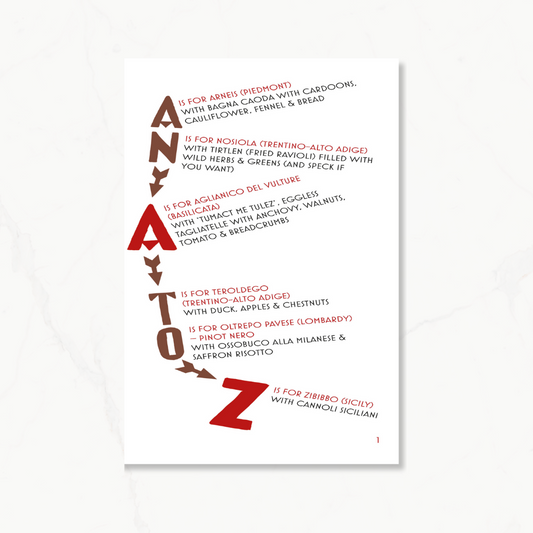 AN A TO Z OF WINES - RACHEL RODDY X JACOB KENEDY