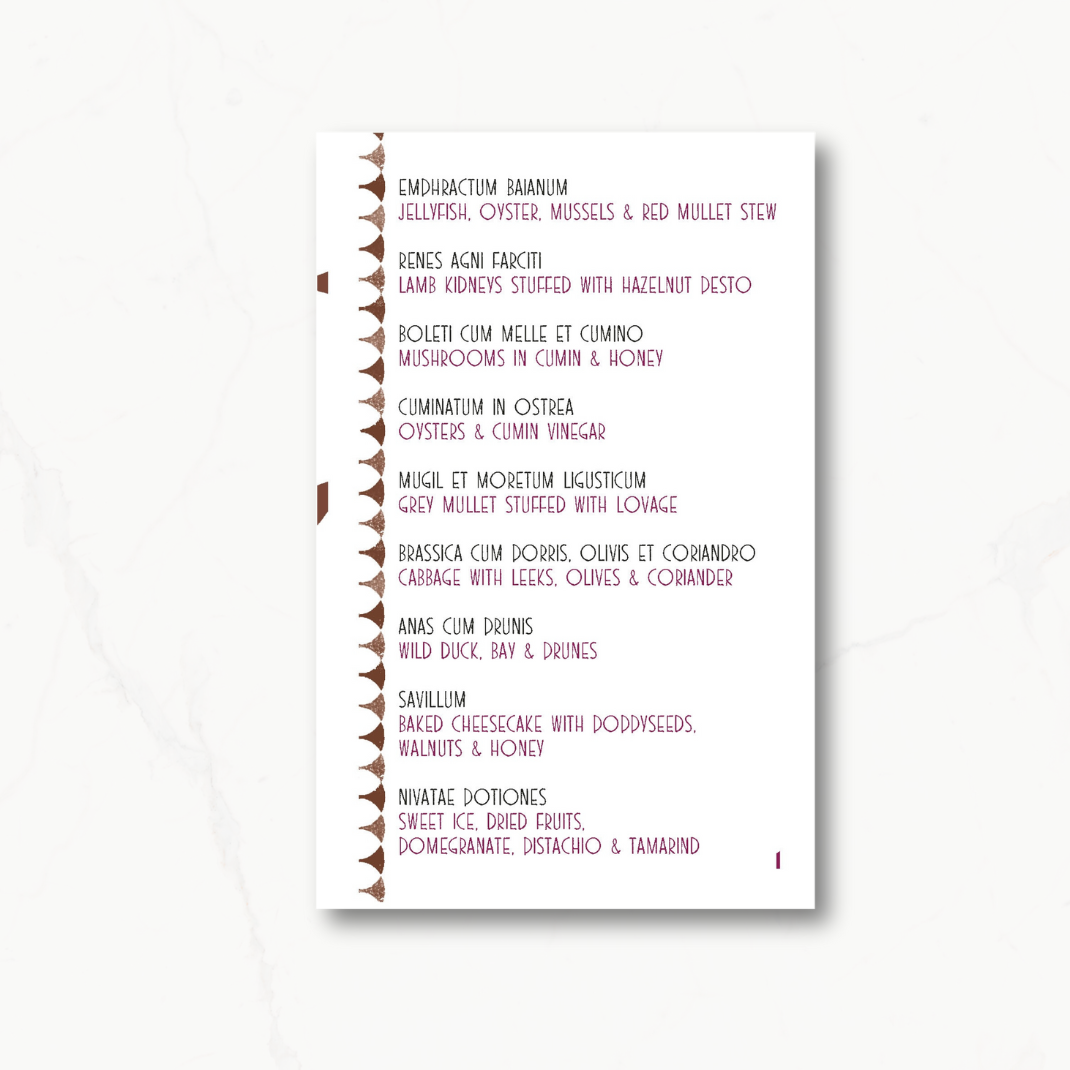 AN ANCIENT ROMAN TABLE - RACHEL RODDY X JACOB KENEDY